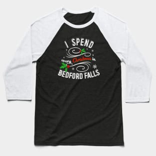 Christmas in Bedford Falls Baseball T-Shirt